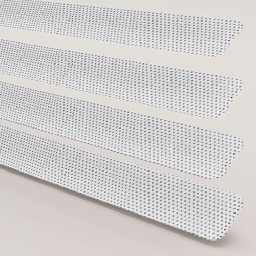 Polar White Perforated Aluminium Venetian Blind