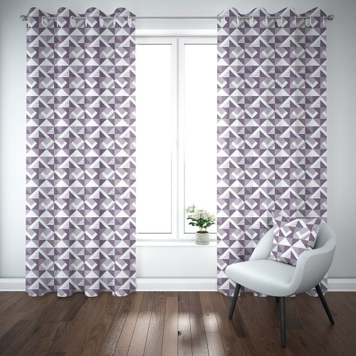 Spring Purple Flag Curtains