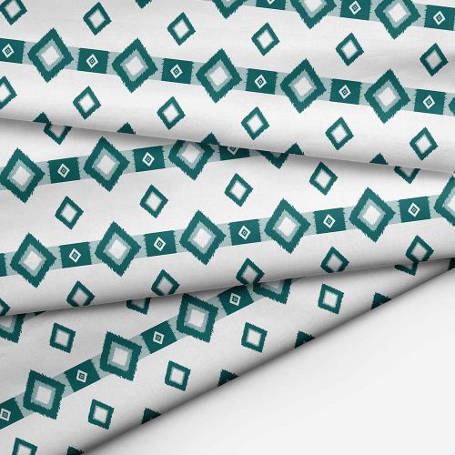 Dark Teal Ikat