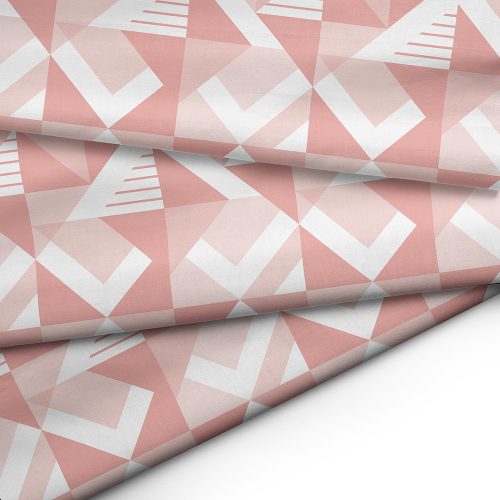 Scandi Salmon Geometric Flag