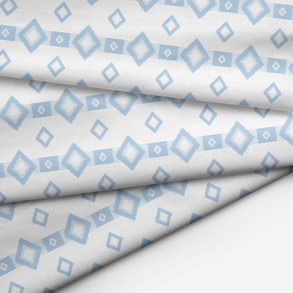 Summer Blue Ikat Porthole Bung