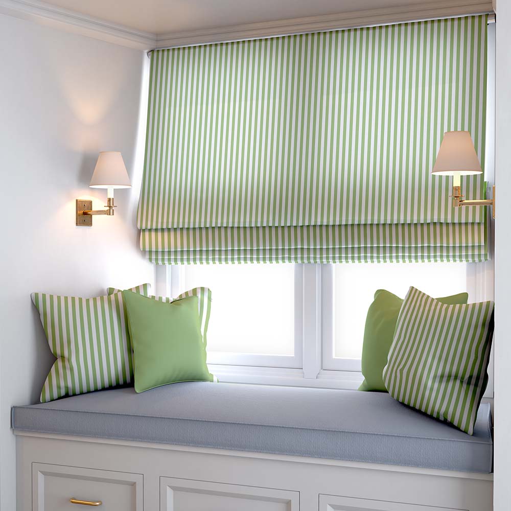 Summer Green Stripe Roman