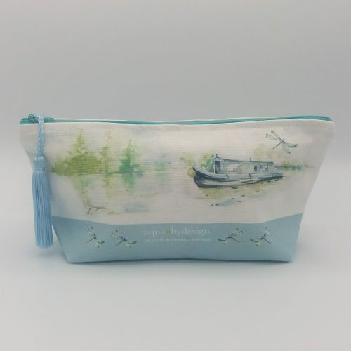 Summer Canal Scene Make-Up Bag