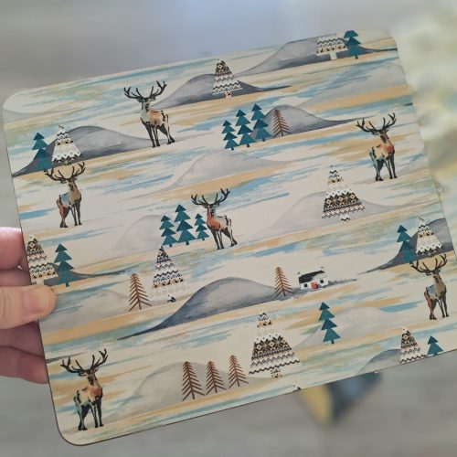 Highland loch Teal Placemats